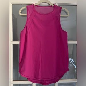 Lululemon Pink Sculpt tank